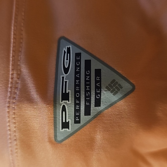 Columbia PGF Long Sleeve Shirt Size 3XL Peach Omni Shade Quick Dry Fishing - Picture 8 of 10